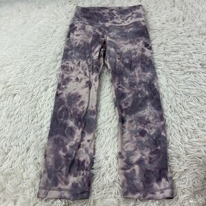 Lululemon Align Crop 21" *Diamond Dye Diamond Dye Pink Bliss Graphite Purple